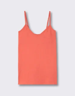 Piazza Italia Top con bretelle regolabili - Corallo Arancione Hot
