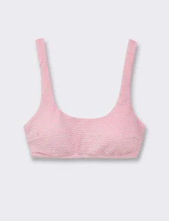 Piazza Italia Top costume lurex mare modello brassiere - glicine Viola Flash Sale