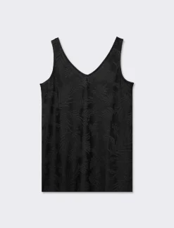 Piazza Italia Top elatsico vestibilità regular e lavorazione jaquard - Nero Flash Sale