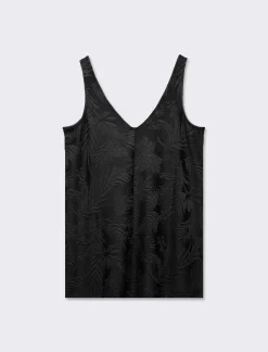 Piazza Italia Top elatsico vestibilità regular e lavorazione jaquard - Nero Flash Sale