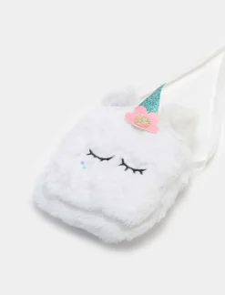 Piazza Italia Tracollina da bambina modello unicorno - Bianco New