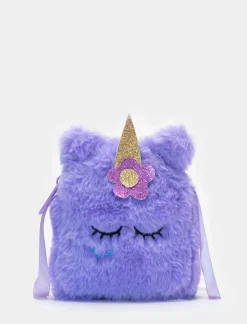 Piazza Italia Tracollina da bambina modello unicorno - Lilla Viola Sale