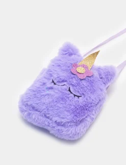 Piazza Italia Tracollina da bambina modello unicorno - Lilla Viola Sale