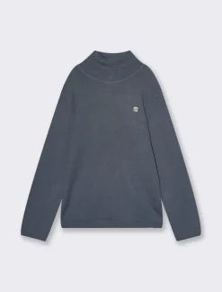 Piazza Italia Tricot collo alto da bambino - Blu Sale