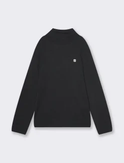 Piazza Italia Tricot collo alto da bambino - Nero Fashion