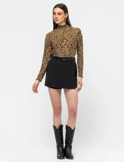 Piazza Italia T-shirt a collo alto stampata a manica lunga - var 1 Hot