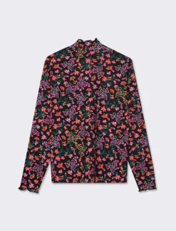 Piazza Italia T-shirt a collo alto stampata a manica lunga - var 2 Shop