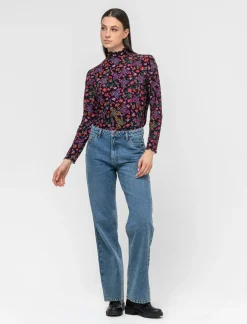 Piazza Italia T-shirt a collo alto stampata a manica lunga - var 2 Shop