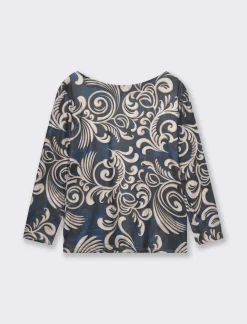 Piazza Italia T-shirt a manica lunga stampata girocollo  - var 1 Best