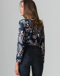 Piazza Italia T-shirt a manica lunga stampata girocollo  - var 1 Best