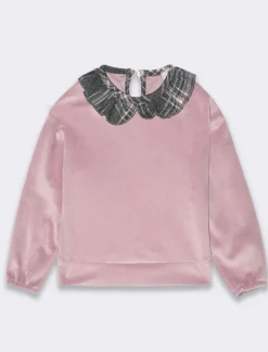 Piazza Italia T-shirt collo ondulato - Rosa Flash Sale