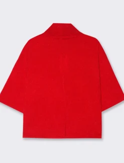 Piazza Italia T-shirt con manica a 3/4 - Rosso Shop