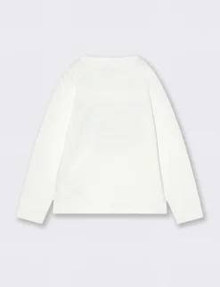 Piazza Italia T-shirt con stampa frontale - Bianco sporco Online