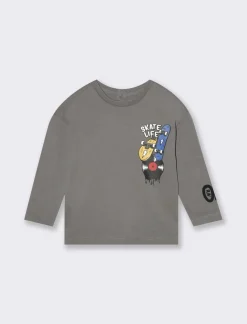 Piazza Italia T-SHIRT CON STAMPA FRONTALE - piombo Grigio Outlet