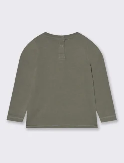 Piazza Italia T-shirt con stampaÂ in jersey peach - Verde militare Cheap