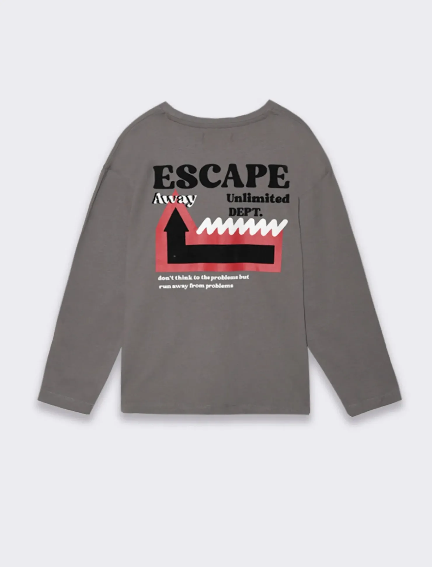 Piazza Italia T-shirt con tagli frontali da bambino - antracite Grigio Clearance