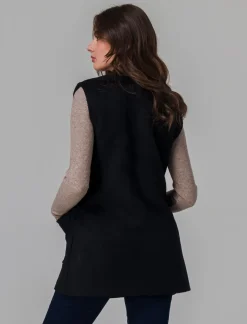 Piazza Italia T-shirt crop manica lunga con mezzo collo lavorazione a coste strette - Grigio tortora Discount