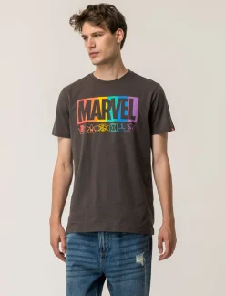 Piazza Italia T-shirt girocollo con stampa MARVEL License - var 2 Flash Sale