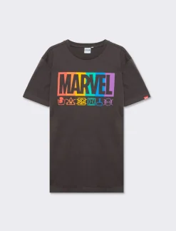 Piazza Italia T-shirt girocollo con stampa MARVEL License - var 2 Flash Sale