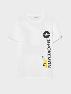Piazza Italia T-shirt girocollo con stampa POKEMON License. - sporco Bianco Sale