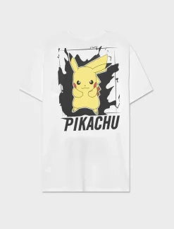 Piazza Italia T-shirt girocollo con stampa POKEMON License. - sporco Bianco Sale