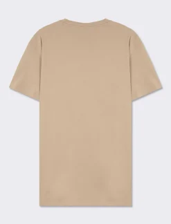 Piazza Italia T-shirt girocollo con stampa a contrasto sulle maniche regular fit - tortora Grigio Sale