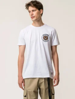 Piazza Italia T-shirt girocollo maniche corte regular fit - Bianco Discount
