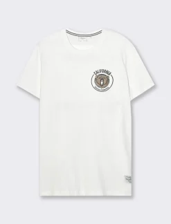 Piazza Italia T-shirt girocollo maniche corte regular fit - Bianco Discount