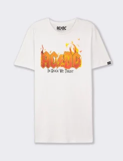 Piazza Italia T-shirt girocollo maniche corte regular fit con stampa GORILLAZ License - Bianco Online