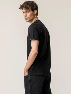 Piazza Italia T-shirt girocollo maniche corte regular fit con stampa GORILLAZ License - Nero Clearance