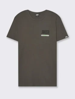 Piazza Italia T-shirt girocollo maniche corte regular fit in jersey e stampa DC Comics license - piombo Grigio Best Sale