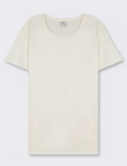 Piazza Italia T-shirt girocollo maniche corte regular fit in jersey in puro cotone - Bianco Online