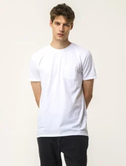 Piazza Italia T-shirt girocollo maniche corte regularfit in jersey puro cotone - Bianco Discount