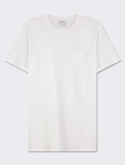 Piazza Italia T-shirt girocollo maniche corte regularfit in jersey puro cotone - Bianco Discount