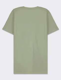 Piazza Italia T-shirt girocollo maniche corte regularfit in jersey puro cotone - Verde Flash Sale