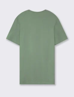 Piazza Italia T-shirt girocollo maniche corte regular fit con stampa graffiti USA Inspiration - Verde Store