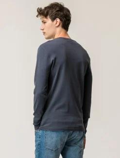 Piazza Italia T-shirt girocollo slim fit in jersey - Avion Blu Fashion