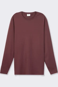 Piazza Italia T-shirt girocollo slim fit in jersey - Bordeaux Rosso New