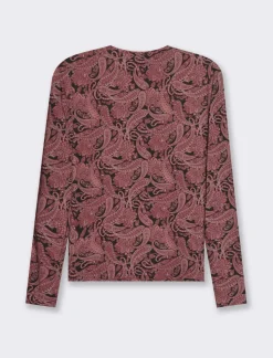 Piazza Italia T-shirt girocollo stampata manica lunga - var 2 Best Sale