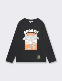 Piazza Italia T-shirt Halloween da bambino - Nero Outlet