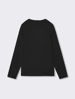 Piazza Italia T-shirt in jersey mano pesca con stampa - Nero Best Sale