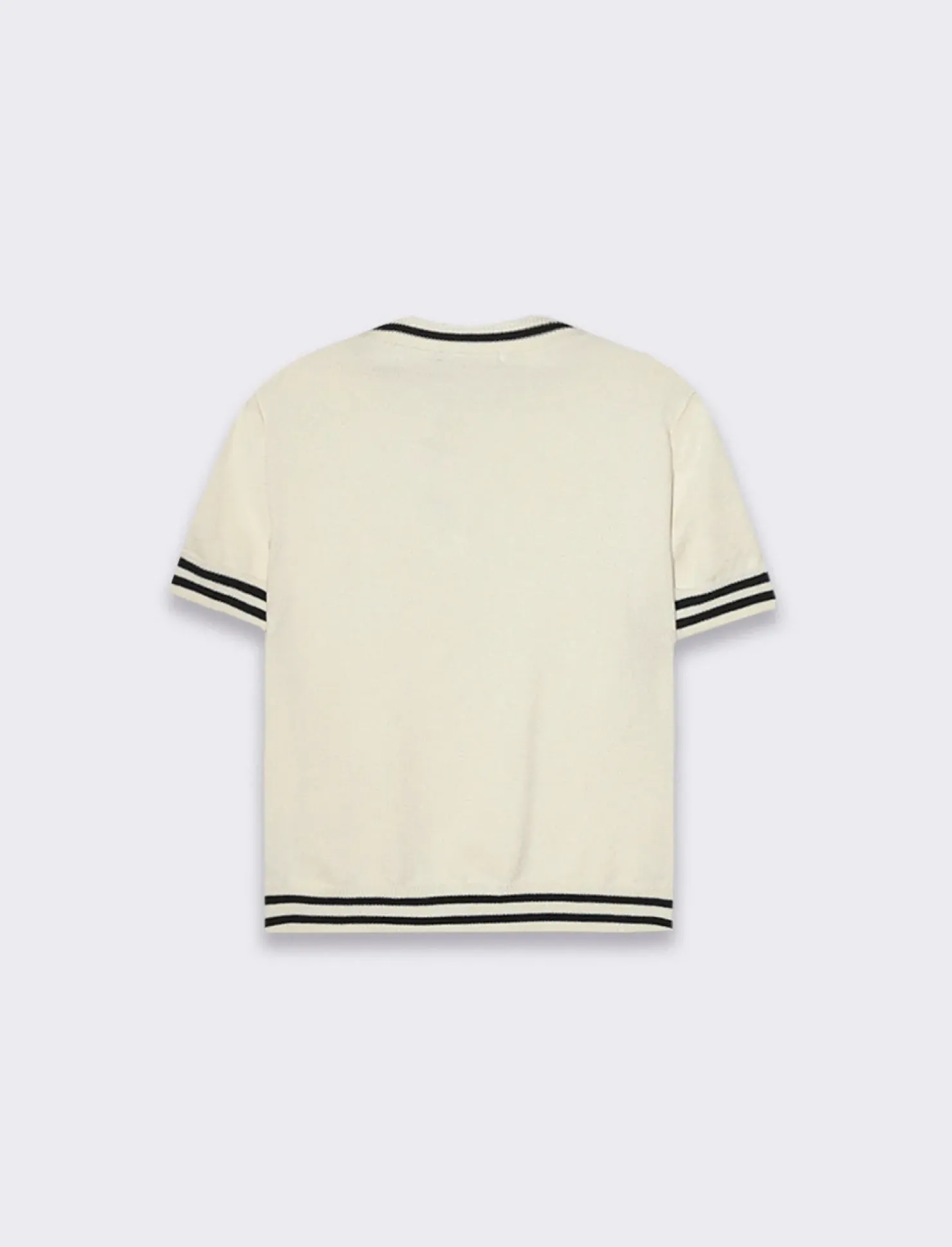 Piazza Italia T-shirt manica corta con giro collo - Bianco Best