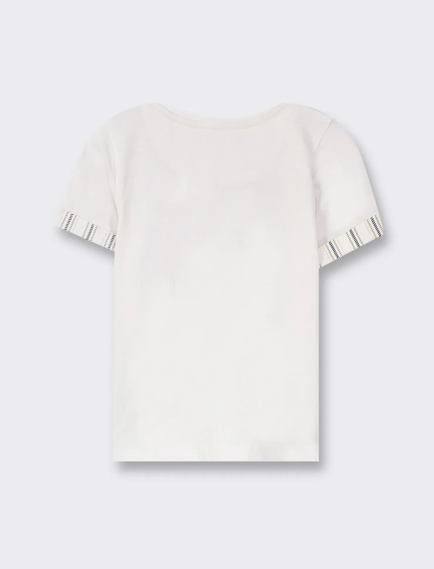 Piazza Italia T-shirt manica corta con tasca stampata a contrasto - sporco Bianco Cheap