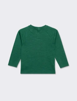 Piazza Italia T-shirt manica lunga in jersey fiammato con maxi stampa tema skate - Verde Best Sale