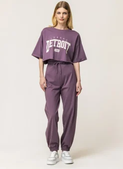 Piazza Italia T-shirt mezz manica girocollo vestibilità crop e spalla scesa con stampa - var 3 Clearance