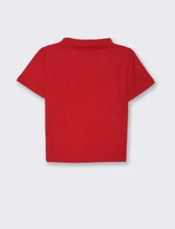 Piazza Italia T-shirt mezza manica con mezzo collo - Rosso Best