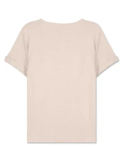 Piazza Italia T-shirt mezza manica in cotone modal effetto slub, vestibilità regular - Sabbia Beige Store