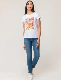 Piazza Italia T-shirt mezza manica in cotone con stampa diversi colori disponibili - var 1 Fashion