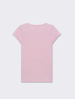 Piazza Italia T-shirt mezza manica in cotone con taschino. ideale per ogni occasione - Rosa New