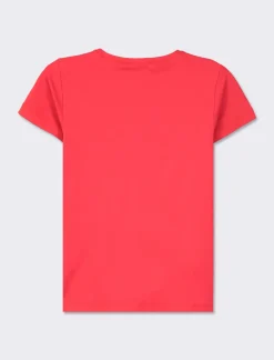 Piazza Italia T-shirt mezza manica in tessuto elastico vestibilità slim - Rosso Best Sale